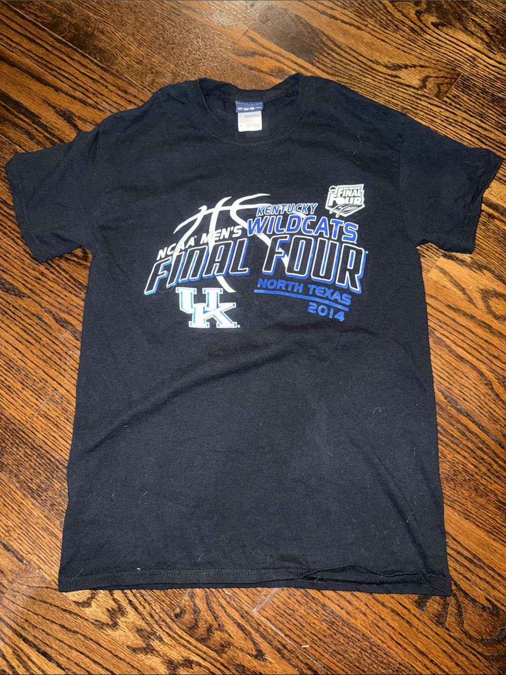 Blue 84 Kentucky Wildcats 2014 NCAA Final Four T-Shirt Small